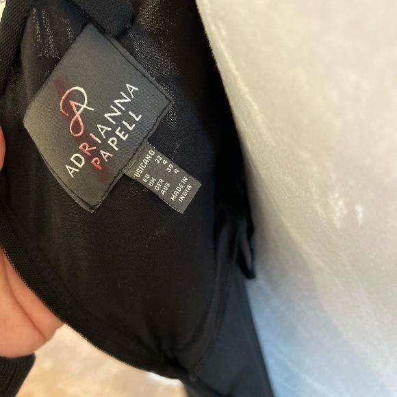 Elegant black beaded mini dress size 0 - Picture 12 of 16